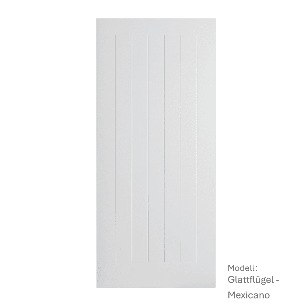 Weiße primierte Tür