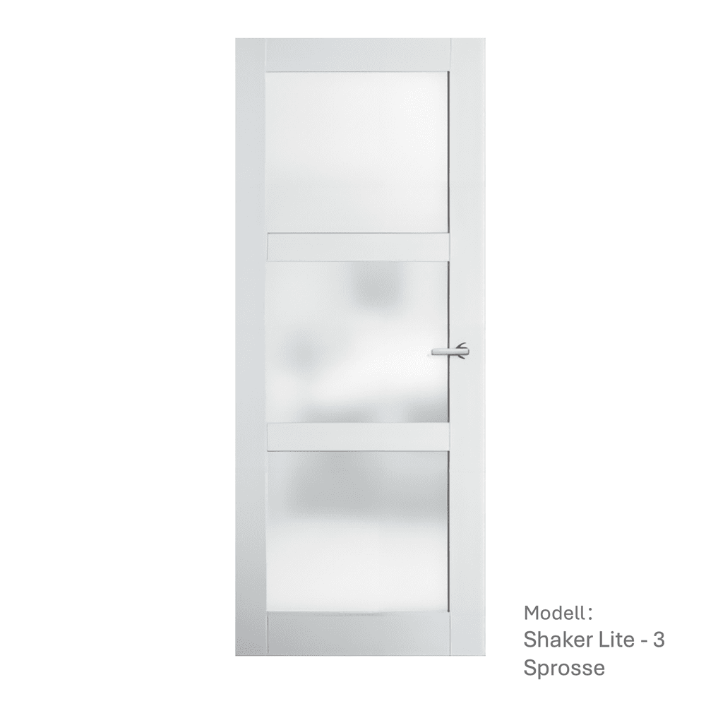 Weiße primierte Tür