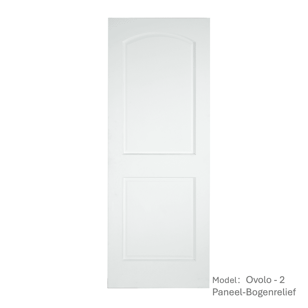 Weiße primierte Tür