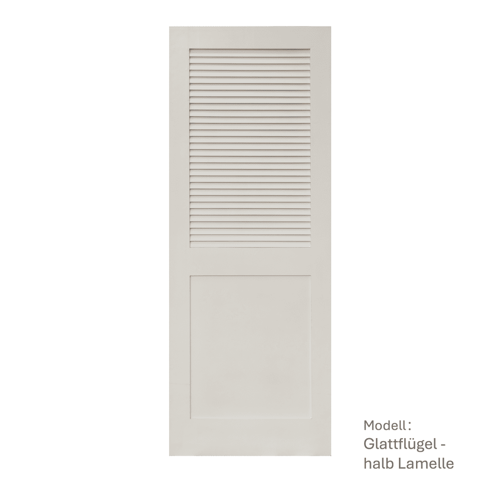 Weiße primierte Tür