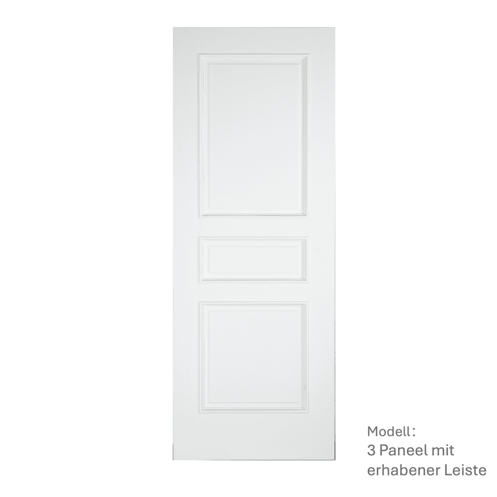 Weiße primierte Tür